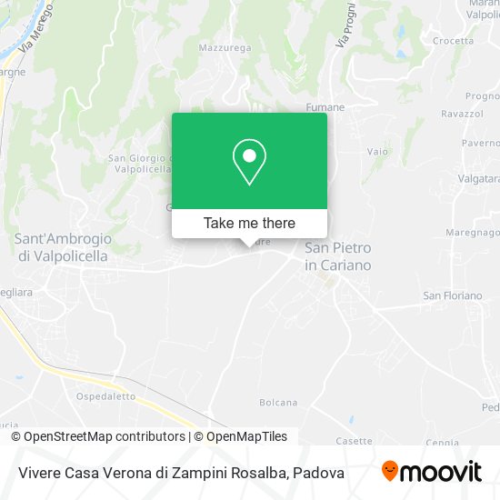 Vivere Casa Verona di Zampini Rosalba map
