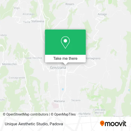 Unique Aesthetic Studio map