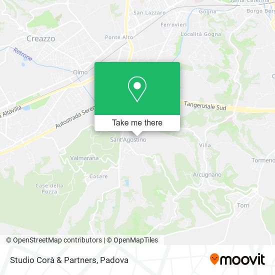 Studio Corà & Partners map