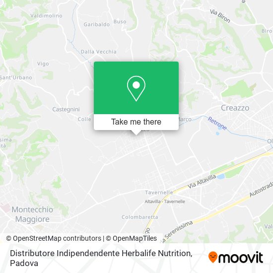 Distributore Indipendendente Herbalife Nutrition map