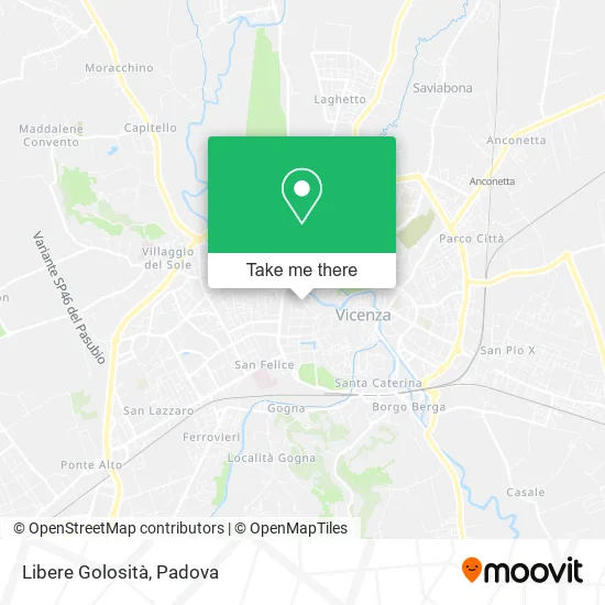 Libere Golosità map