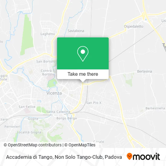 Accademia di Tango, Non Solo Tango-Club map