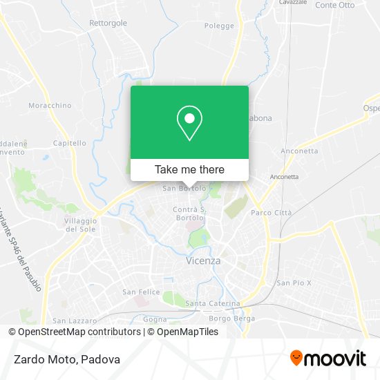 Zardo Moto map