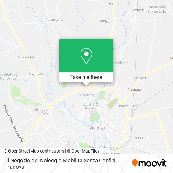 Il Negozio del Noleggio Mobilità Senza Confini map
