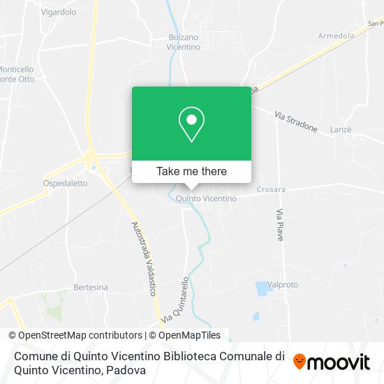 Comune di Quinto Vicentino Biblioteca Comunale di Quinto Vicentino map