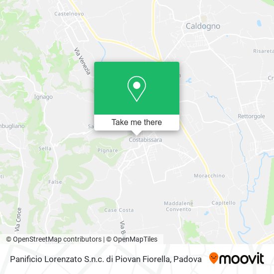 Panificio Lorenzato S.n.c. di Piovan Fiorella map