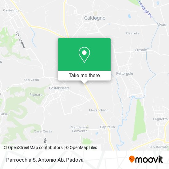 Parrocchia S. Antonio Ab map