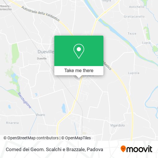 Comed dei Geom. Scalchi e Brazzale map