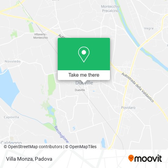 Villa Monza map