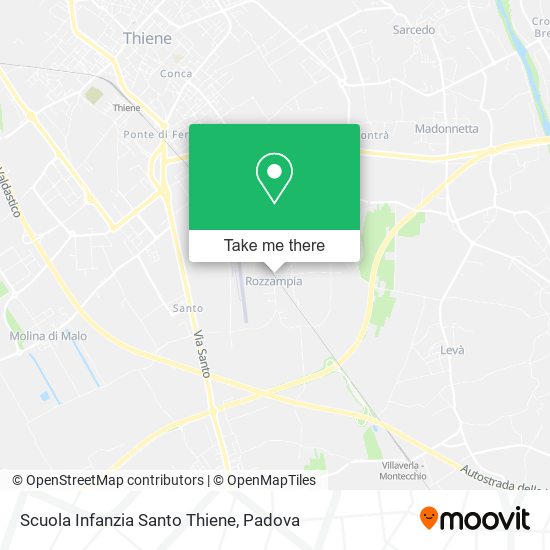 Scuola Infanzia Santo Thiene map