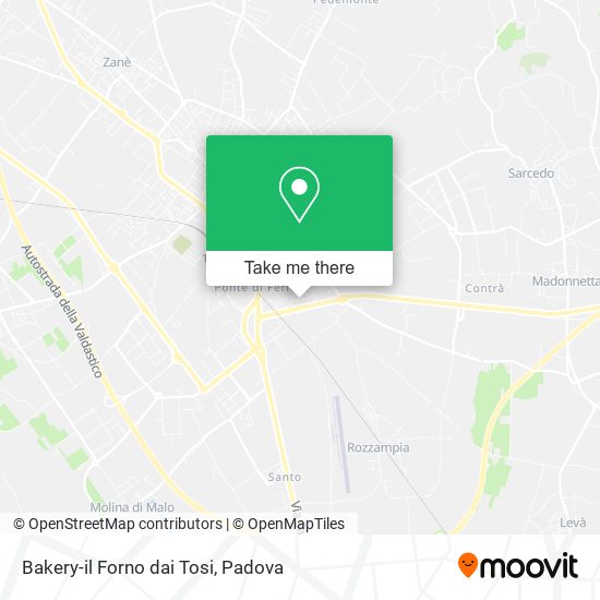 Bakery-il Forno dai Tosi map