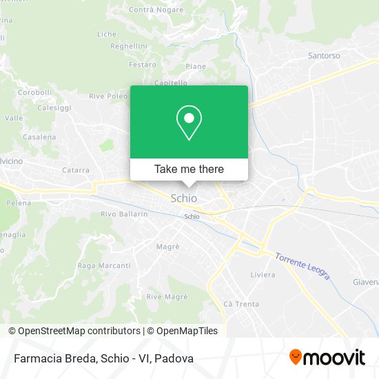 Farmacia Breda, Schio - VI map