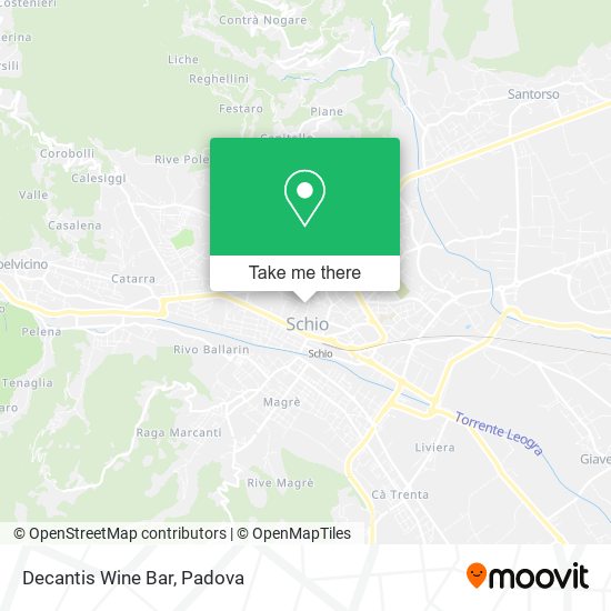 Decantis Wine Bar map