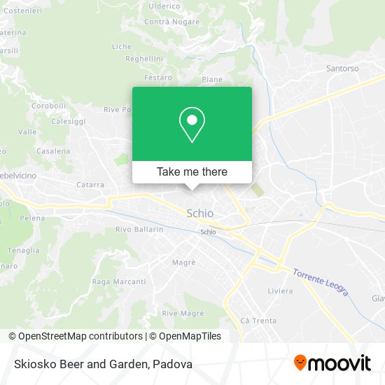 Skiosko Beer and Garden map