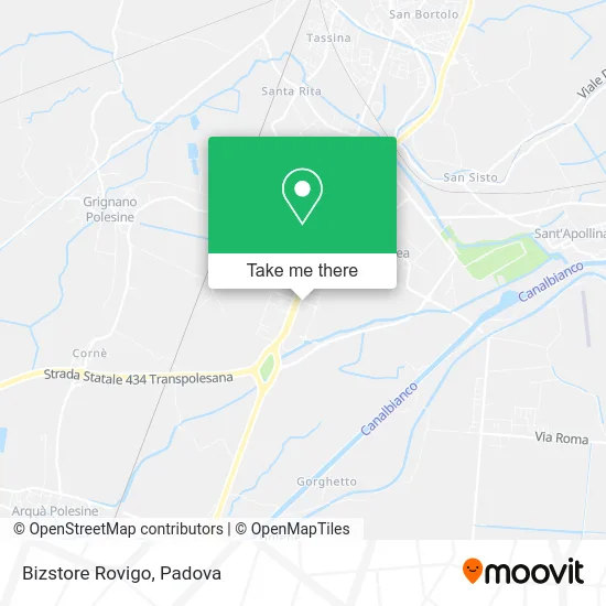 Bizstore Rovigo map
