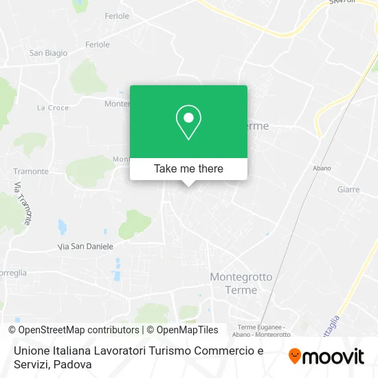 Unione Italiana Lavoratori Turismo Commercio e Servizi map