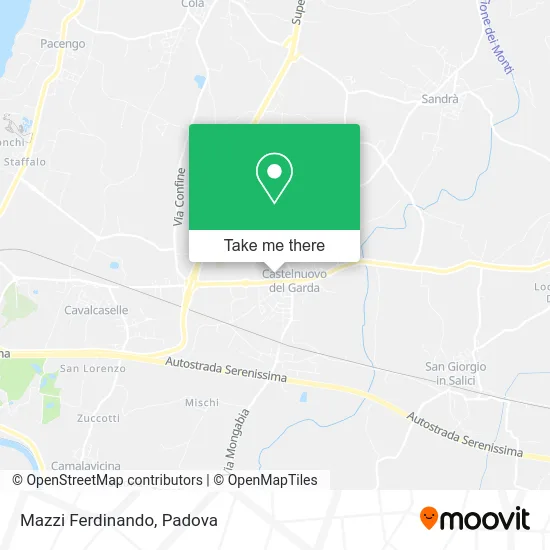 Mazzi Ferdinando map
