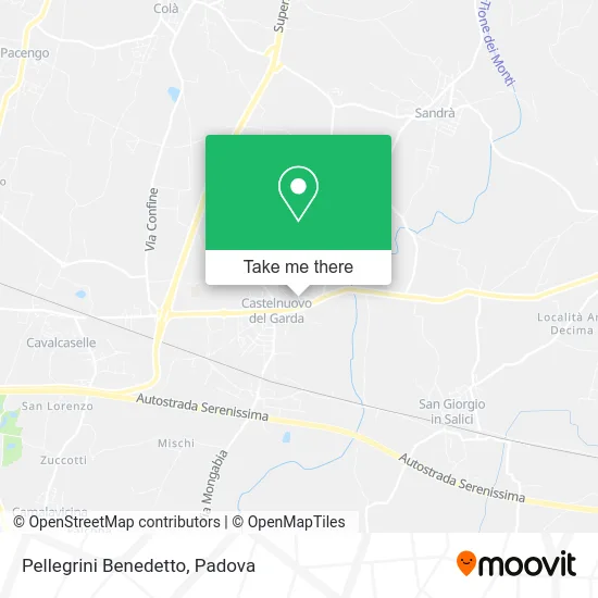 Pellegrini Benedetto map