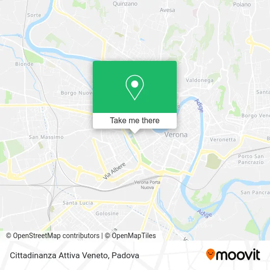 Cittadinanza Attiva Veneto map