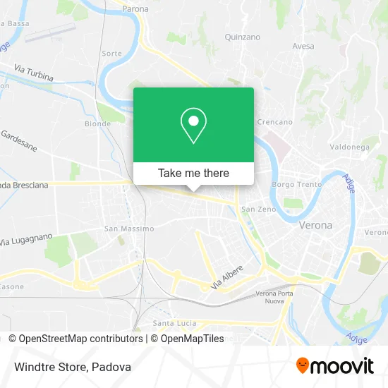 Windtre Store map