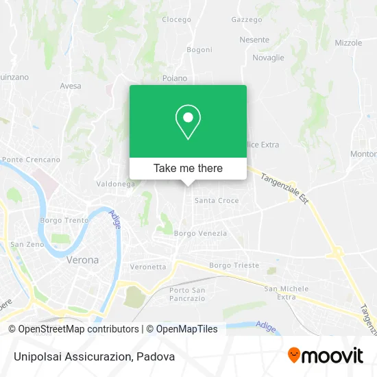 Unipolsai Assicurazion map