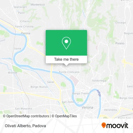 Olivati Alberto map
