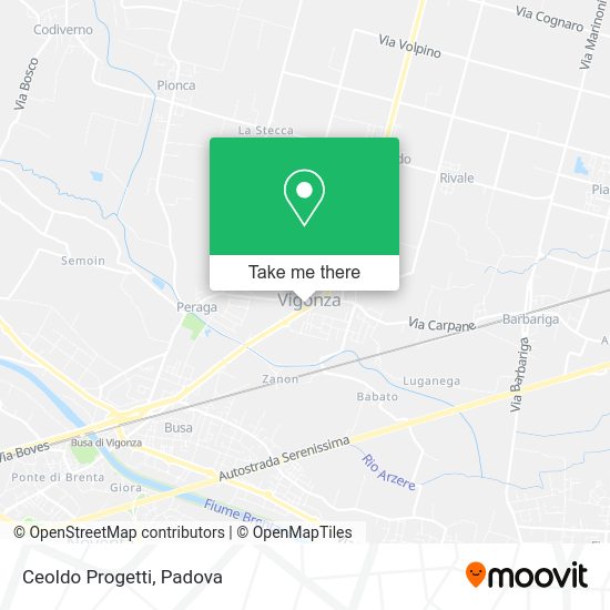 Ceoldo Progetti map