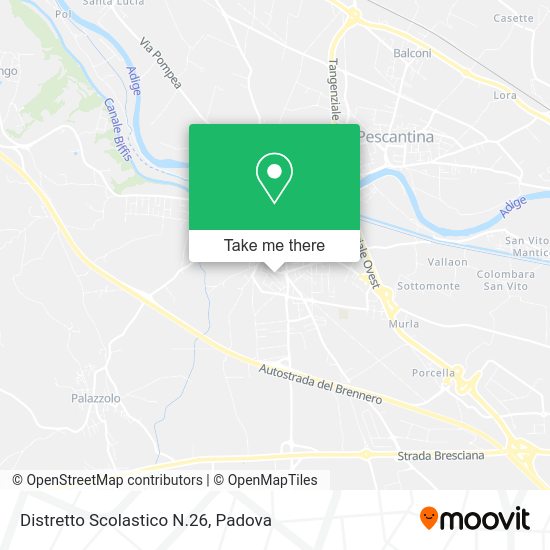 Distretto Scolastico N.26 map