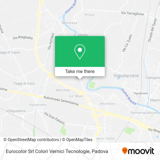 Eurocolor Srl Colori Vernici Tecnologie map