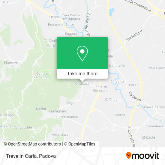 Trevelin Carla map