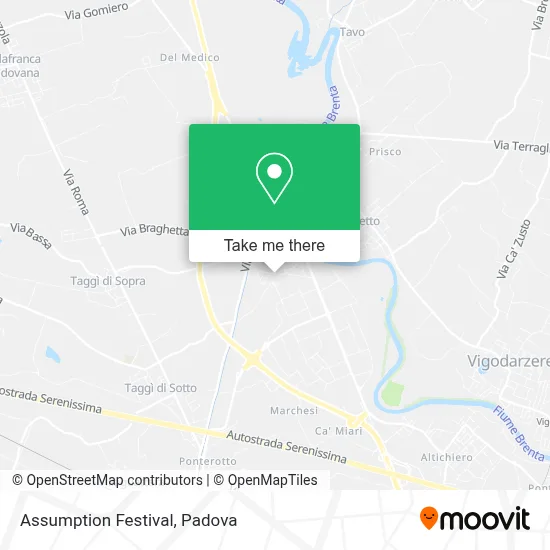 Assumption Festival map