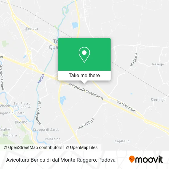 Avicoltura Berica di dal Monte Ruggero map