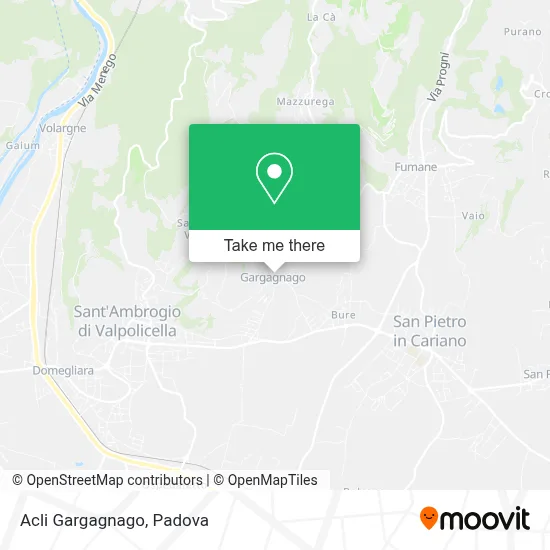 Acli Gargagnago map