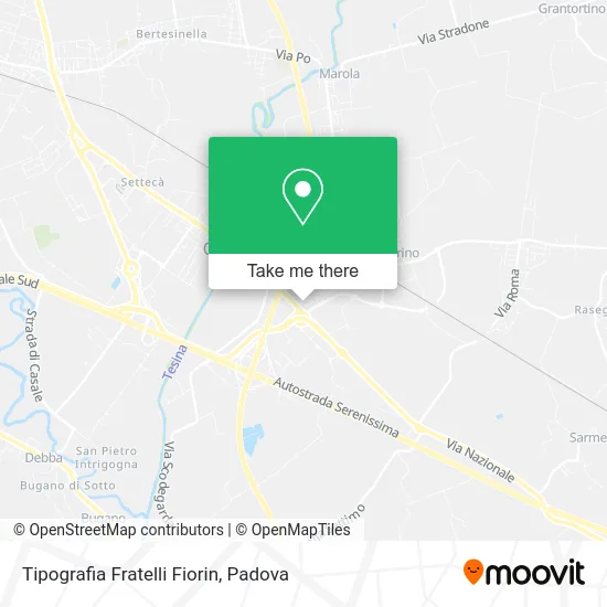 Tipografia Fratelli Fiorin map
