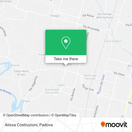 Alissa Costruzioni map