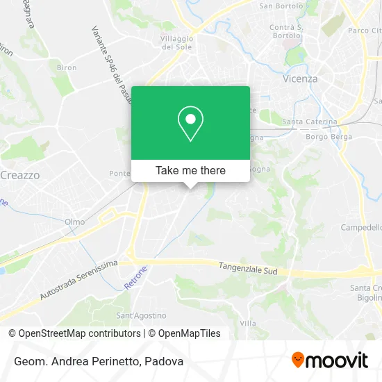 Geom. Andrea Perinetto map