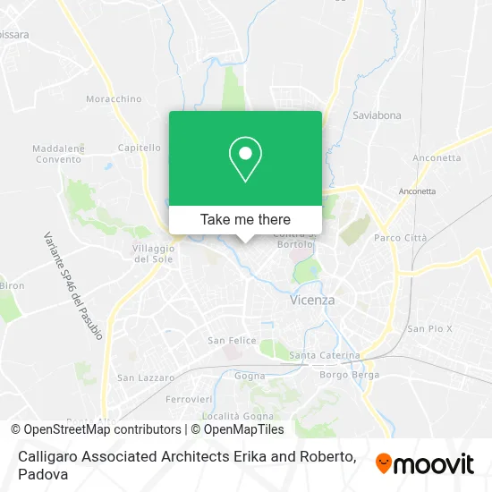 Calligaro Associated Architects Erika and Roberto map