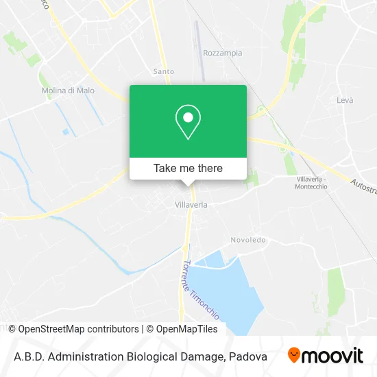 A.B.D. Administration Biological Damage map