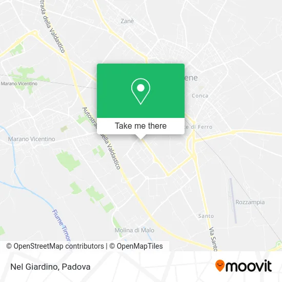 Nel Giardino map