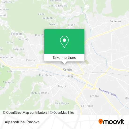 Alpenstube map