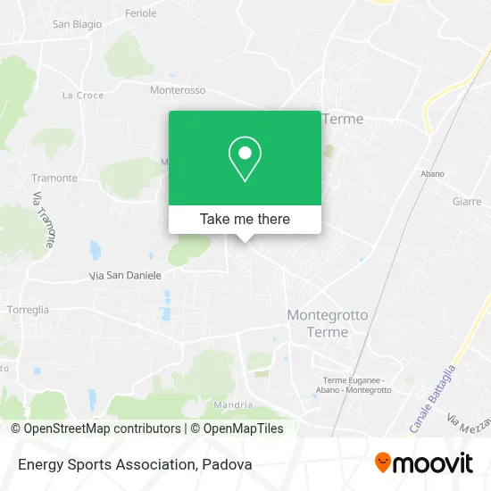Energy Sports Association map
