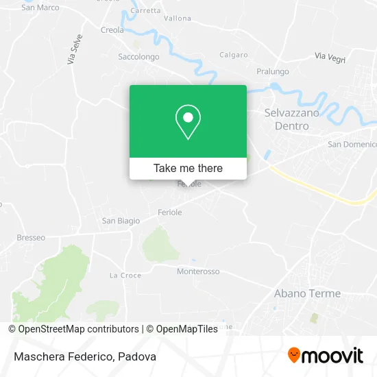 Maschera Federico map