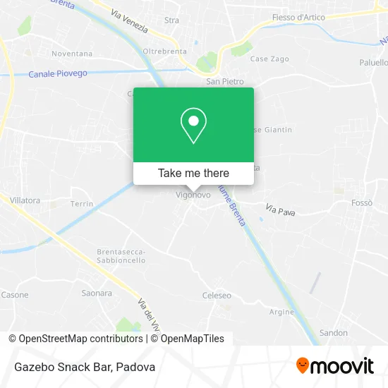 Gazebo Snack Bar map