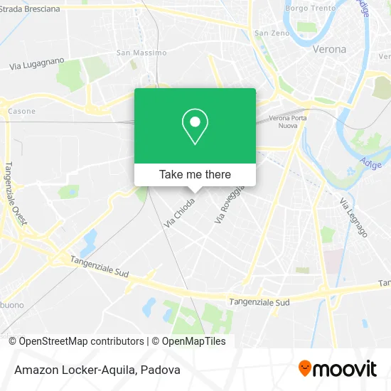 Amazon Locker-Aquila map