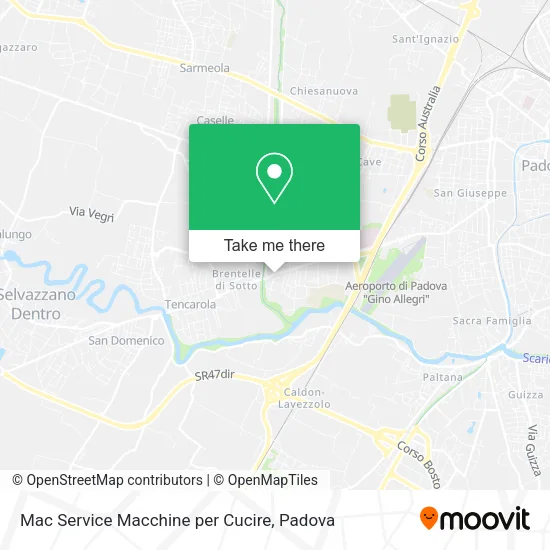 Mac Service Macchine per Cucire map