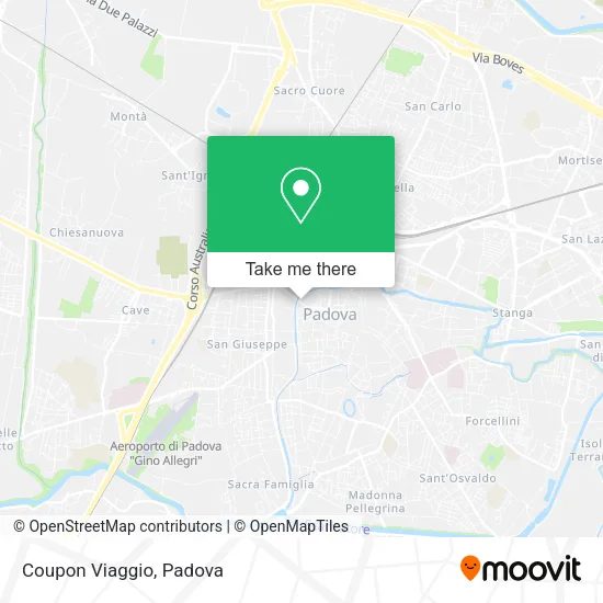 Coupon Viaggio map
