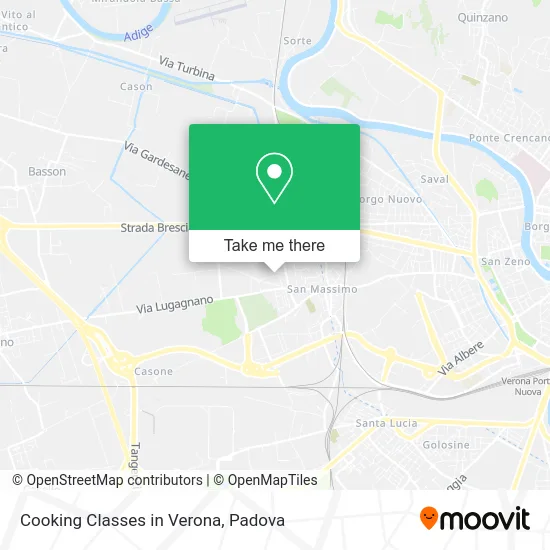 Cooking Classes in Verona map