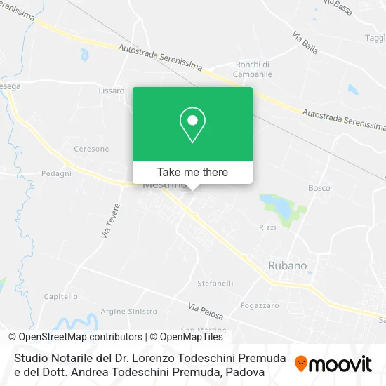 Studio Notarile del Dr. Lorenzo Todeschini Premuda e del Dott. Andrea Todeschini Premuda map