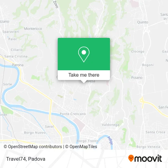 Travel74 map