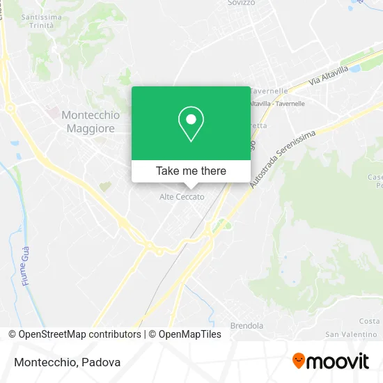Montecchio map